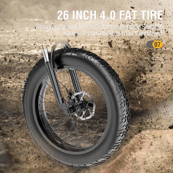 48V 12.8AH IPX7 Waterproof Full Suspension Electric Mountain Bike 1000W