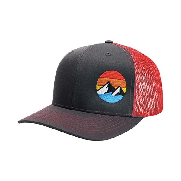 ODM Pre-curvado Borda Trucker malha chapéu chapéu para adulto