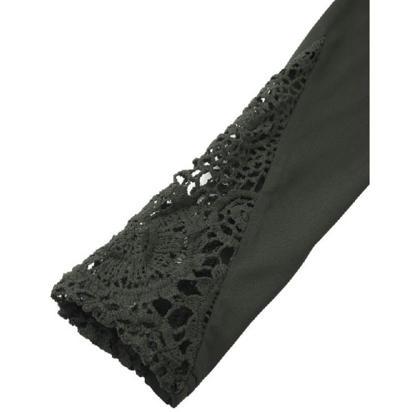 V небольших женщин производителей одежды серии случайное - шнурок шеи переплел длинные верхние части рукава