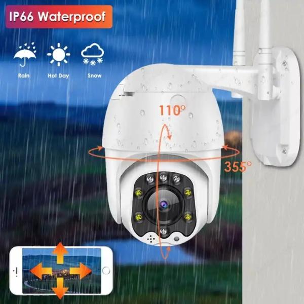 4G SIM Card IP Home Indoor Security Camera HD 1080P Vandalproof