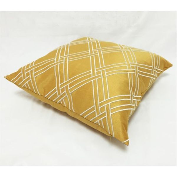 Modern Style Decorative Sofa Pillows , Embroidered Geometric Throw Pillows