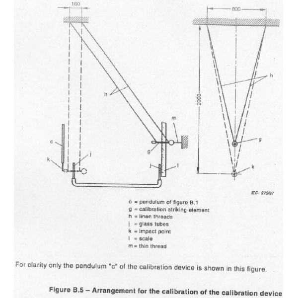 Dispositivo de la calibración IEC60068-2-75 para el martillo de resorte del impacto