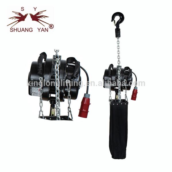 Lightweight Portable Electric Chain Hoist 5 Pins Plug Ergonomic Design