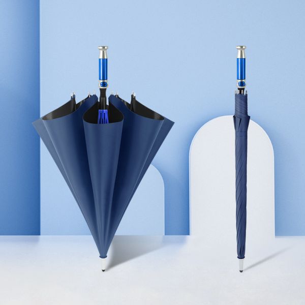 Customized Open Auto Big Windproof Lotus Frame Golf Umbrella for Business Rolls-Royce