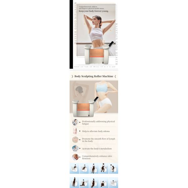 Body Massage Inner Roller Machine For Cellulite Reduction Fat Removal