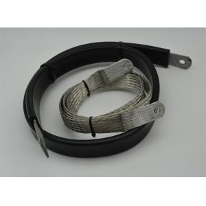 Плоское электрическое соединение с плетеным медным гибким соединителем