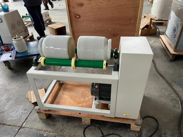 Lab Small Ball Mill Grinder with Ceramic Rolling Jars for Nano Powder Grinding Ceramic Pigment Material Testing