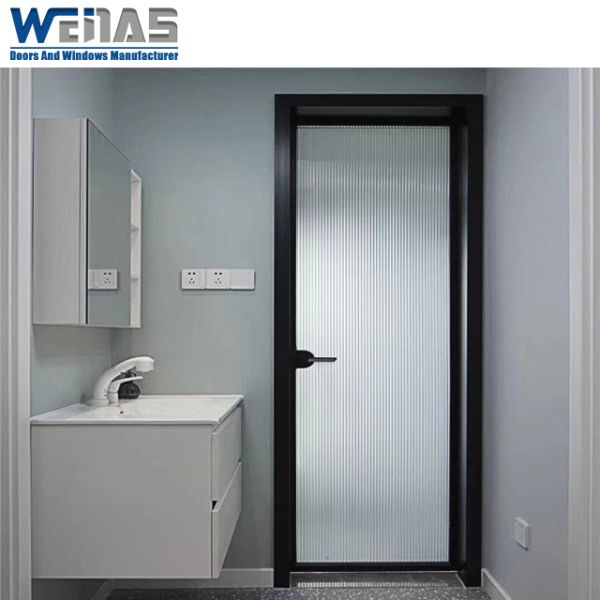 Aluminium Hinged Door  Simple Design Bathroom Kitchen Patio Casement Swing Door