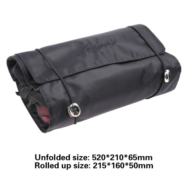 Cheapest 4PCS in 1 Cosmetic Bag For Women Zipper Mesh Separable Cosmetics Pouch Ladies Foldable Nylon Bag Rope Makeup Bag