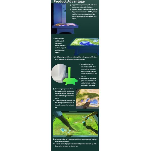 3800lm Interactive Sandbox 5 Fantasy AR Sandbox Games Kids Development