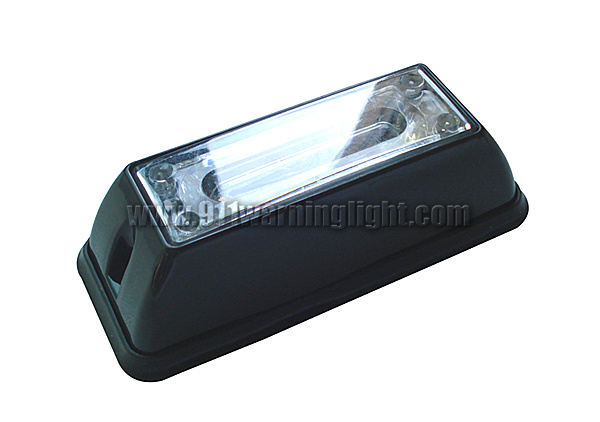 (VS-718) LED Caution light, 6 X 1W LEDs, 12VDC, Waterproof, 18 flash patterns