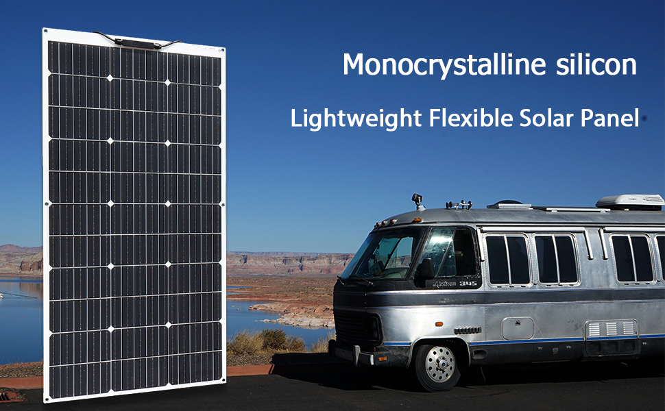Водоустойчивая панель солнечных батарей 100W 12V Flexiable Monocrystalline с регулятором обязанности