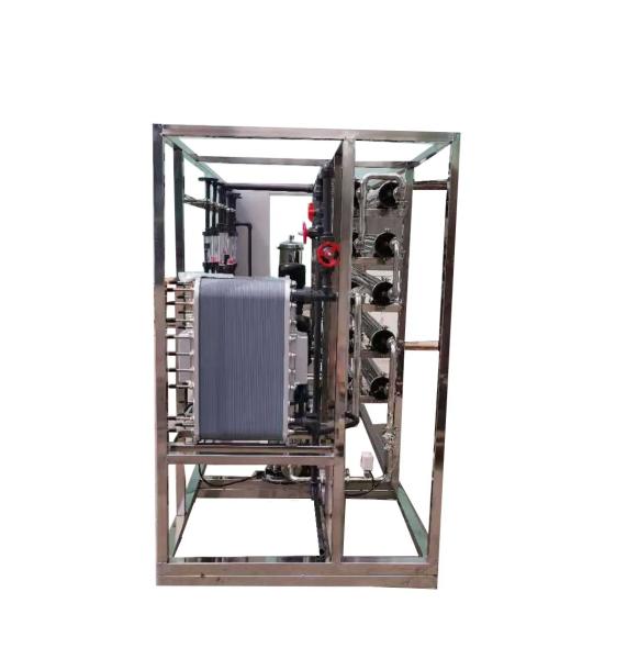 Máquina de purificação de água alcalina ionizada 2000LPH RO EDI
