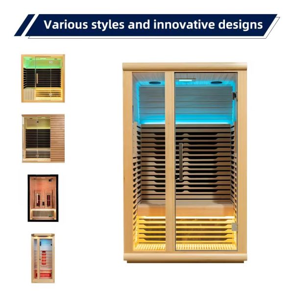 6 X 6 X 7 Rectangular Outdoor Wooden Steam Sauna Cabin Offering Spacious Interior and Steam Distribution for Maximum Comfort