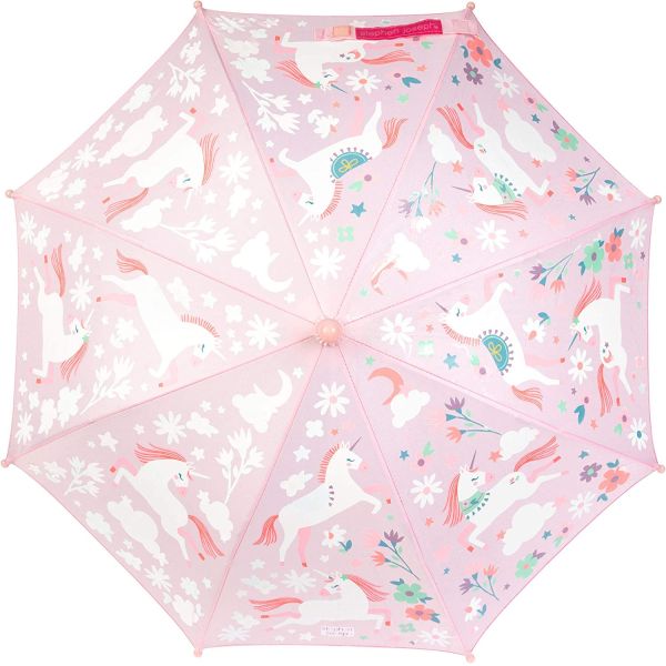 8K Hook Handle Children's Umbrella PVC Fabric with Colour Change Cute and Cool Design
