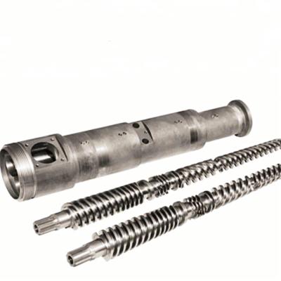 Conical Twin Screw Barrel with 0.05-0.10mm Chromeplate and HRC55-62 Hardness