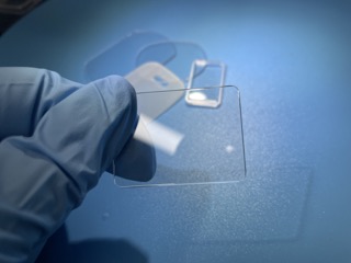 Индивидуальное защитное окно из сапфирового стекла с лазерной резкой