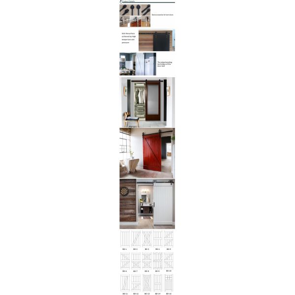 Finished White Wooden Sliding Doors Internal Bathroom Door 214cm Height