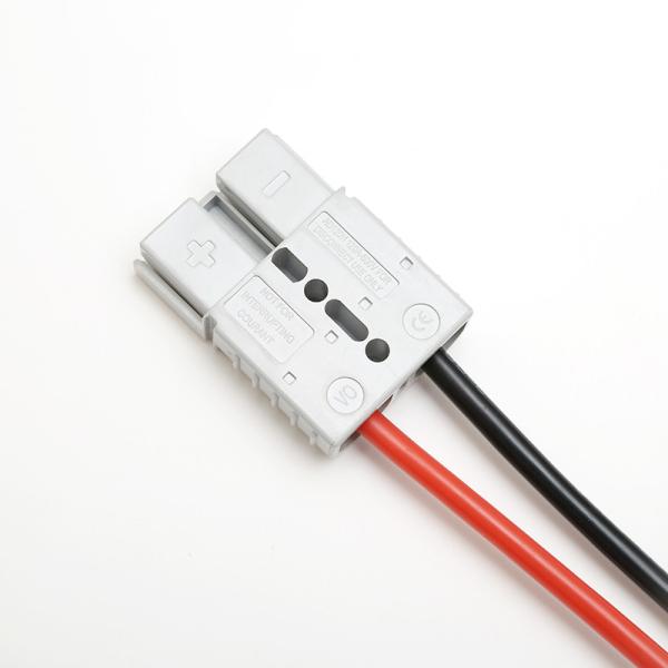 Electric Forklift Charging Plug Cable Copper Pin Battery Charger Anderson Connector 6 12 AWG 600V 50A