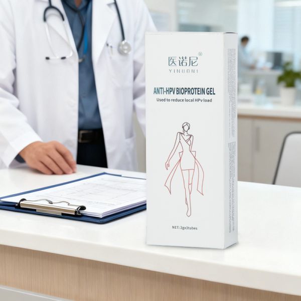 Anti-HPV bio-protein gel vaginal care: soothing, safe, and non-irritating.