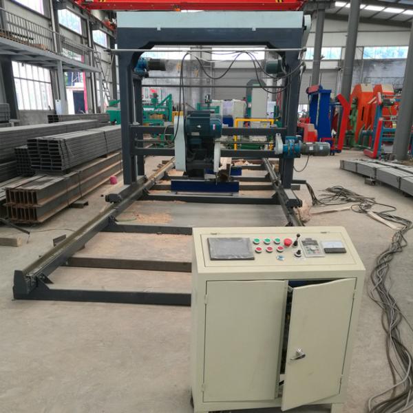 Máquina de corte de madeira Serra balançante Twin Blade Sawmill Circular portátil Serra Máquina Dia 760mm