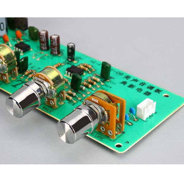 BY08 Panel de amplificador de potencia lineal con ajuste alto/medio/bajo AN4558 incluido