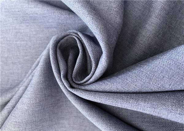 Permeabilidade resistente do ar de Grey Waterproof Outdoor Fabric Pressure do teste padrão de desenhos em espinha boa