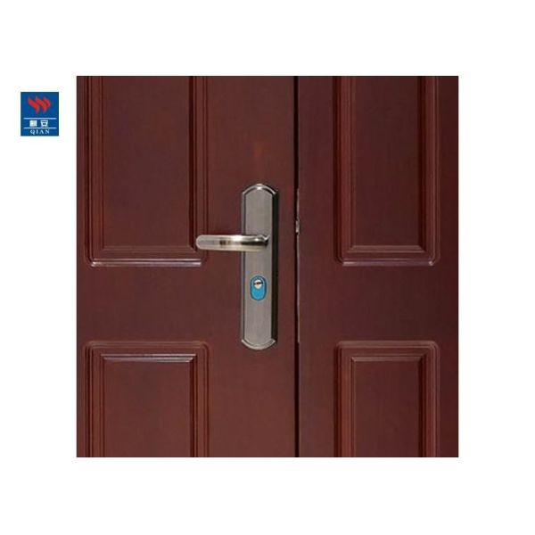 Double MDF Laminated Fire Rated Interior Fireproof Fire Wooden Door Manufacturer
