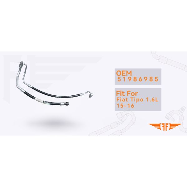 51986985 Fiat Tipo Suction Air Conditioning 15-16 1.6L Discharge  Pipeline