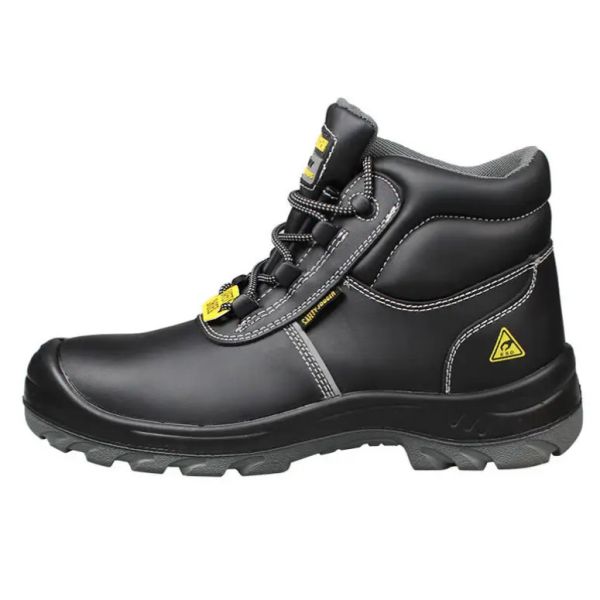 Safety Jogger EOS S3 Industrial Safety Boots Black Upper Steel Toe Cap