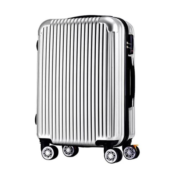 PC Polycarbonate Travelling Luggage Set Of 3 Pieces Shiny Surface Girls Suitcase Hardside Trolley