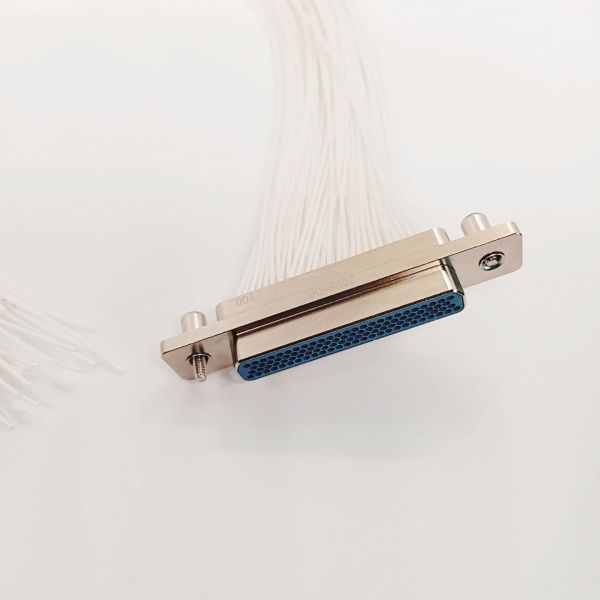 100 Pin M83513 Connector Rectangular Micro Plug Connectors 1.27mm J30J-100TJL-30CM