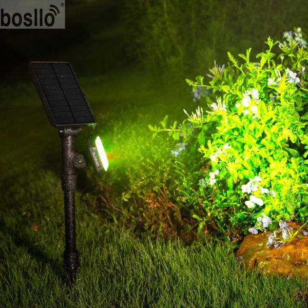 Lampes solaires de jardin économes en énergie avec batterie 3.7V 2200MAH Panneau de silicium monocristallin Li-ion