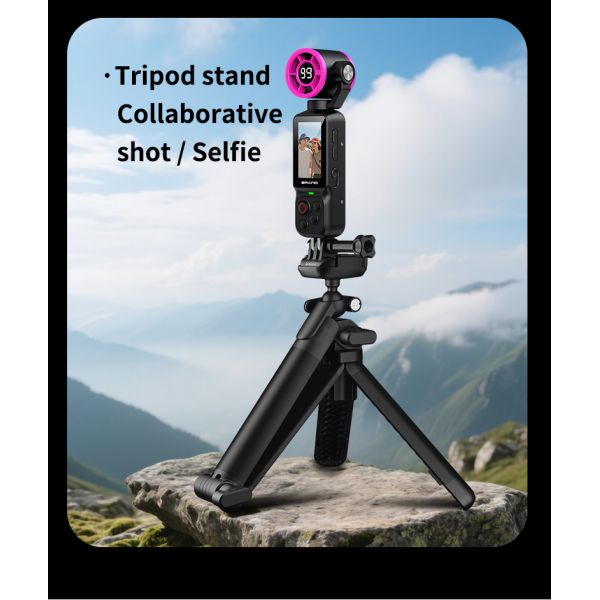 LK033 4K Handheld Action Camera Ultra HD With Tripod Stand Vlog Camera