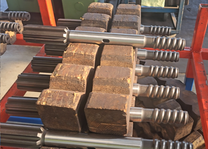 High-Efficiency CNC Machined T38 Shank Adapter for COP1840 in Mine and Tunnel Support