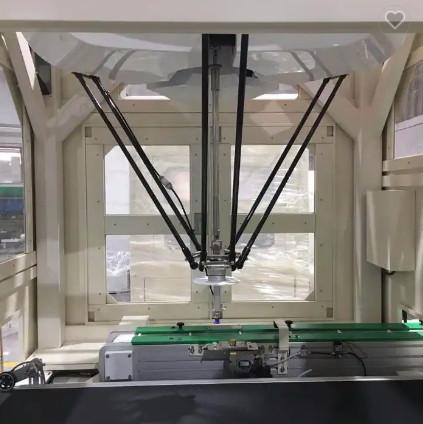 Novel Robotic Arm Gripper Project Automatic 3 Axis Picking And Place Delta
