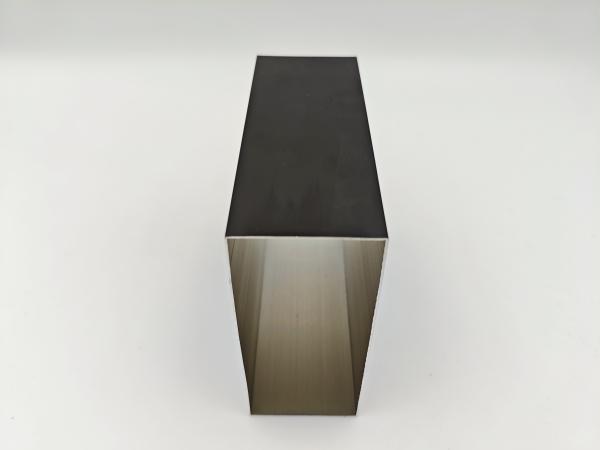 6063 6061 Mill Finished Decorative Square Aluminum Tube , Rectangular Aluminum Tube