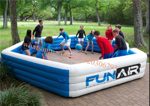 FunAir Portable Gaga Ball Pit inflates