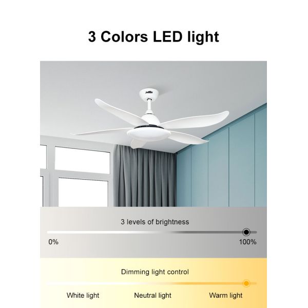 Casa Moderna Ventilador de teto de 48