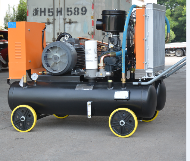159cfm 6bar Double Tank Belt Driven Air Compressor For Stone Quarrying