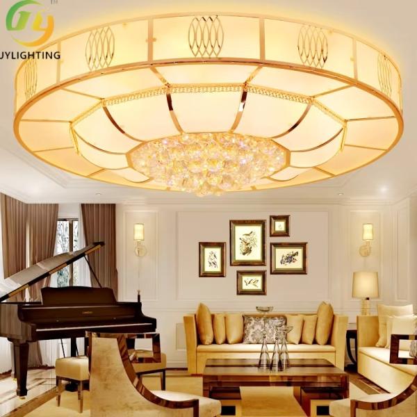 Nordic Dining Atmosphere Indoor Home Style Chandeliers Pendant Lights Wedding Round Living Room Luxury Led Crystal Ceiling Light
