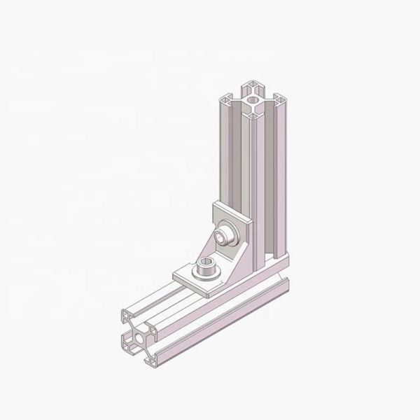 Profilé de cadre d'extrusion d'aluminium personnalisé d'usine 30*30, fente T8, profils d'aluminium industriels personnalisés