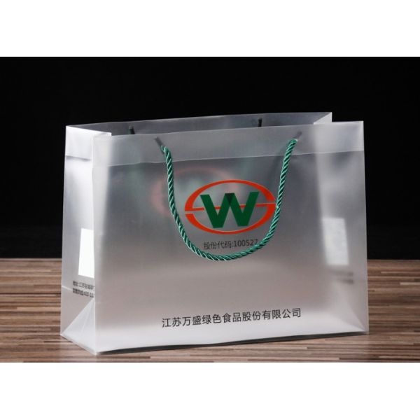 Pp handbags custom transparent clothing plastic bags pvc advertising cosmetics jewelry bag custom