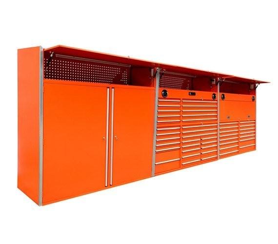 Thick Material Black Tool Box Roller Cabinet for Garage Cabinets Workshop Organizer