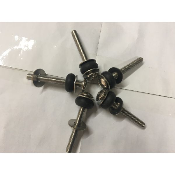 Galvanized Toilet Tank Attachment Bolts , Toilet Tank To Bowl Bolts Customized Length