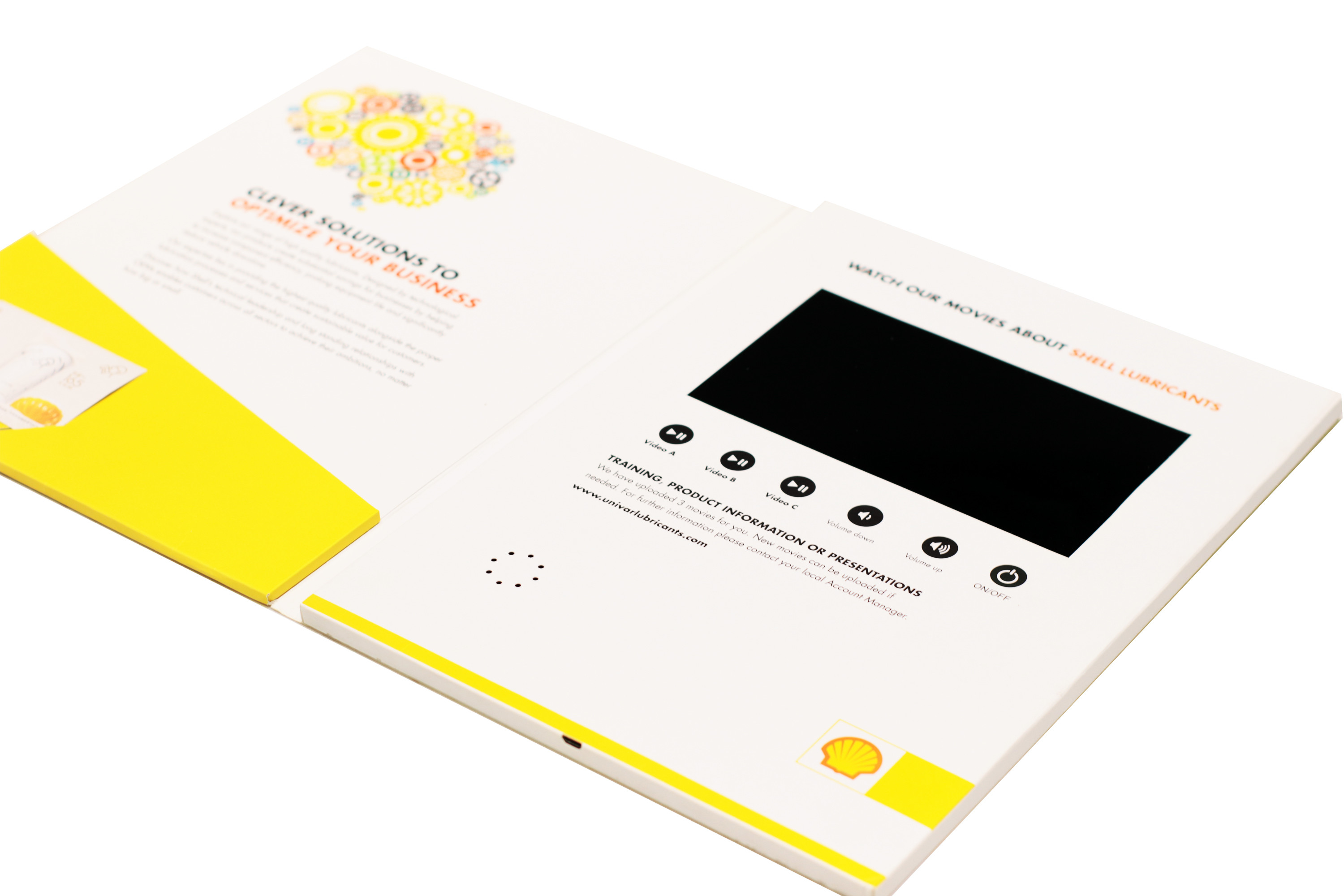 CMYK офсетная печать видео- подгонянных карт брошюры