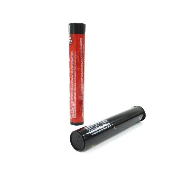 Опаковка каннабиса ПП пластиковые детские контейнеры черный белый пользовательский многоразовый Preroll Pop Top трубки