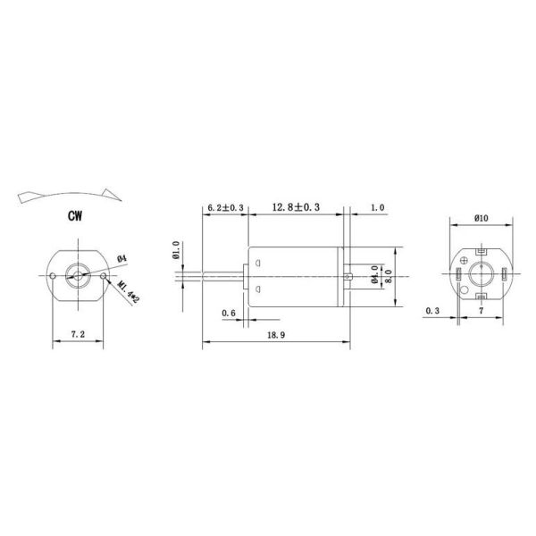 High Rpm 10000rpm 3V Electric Micro Mini DC Motor with IE 1 Protection Rated Voltage