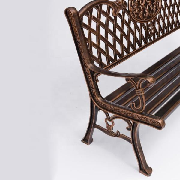 Park Street Furnitures EN840 Cast Aluminium Garden Bench