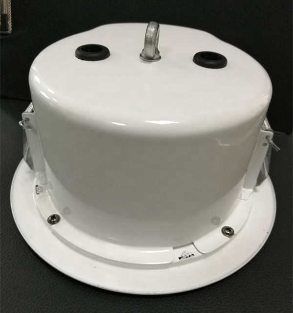 EN54 Fireproof Ceiling Speaker 6W Red White Dome PA Ceiling Speakers 6 Inch